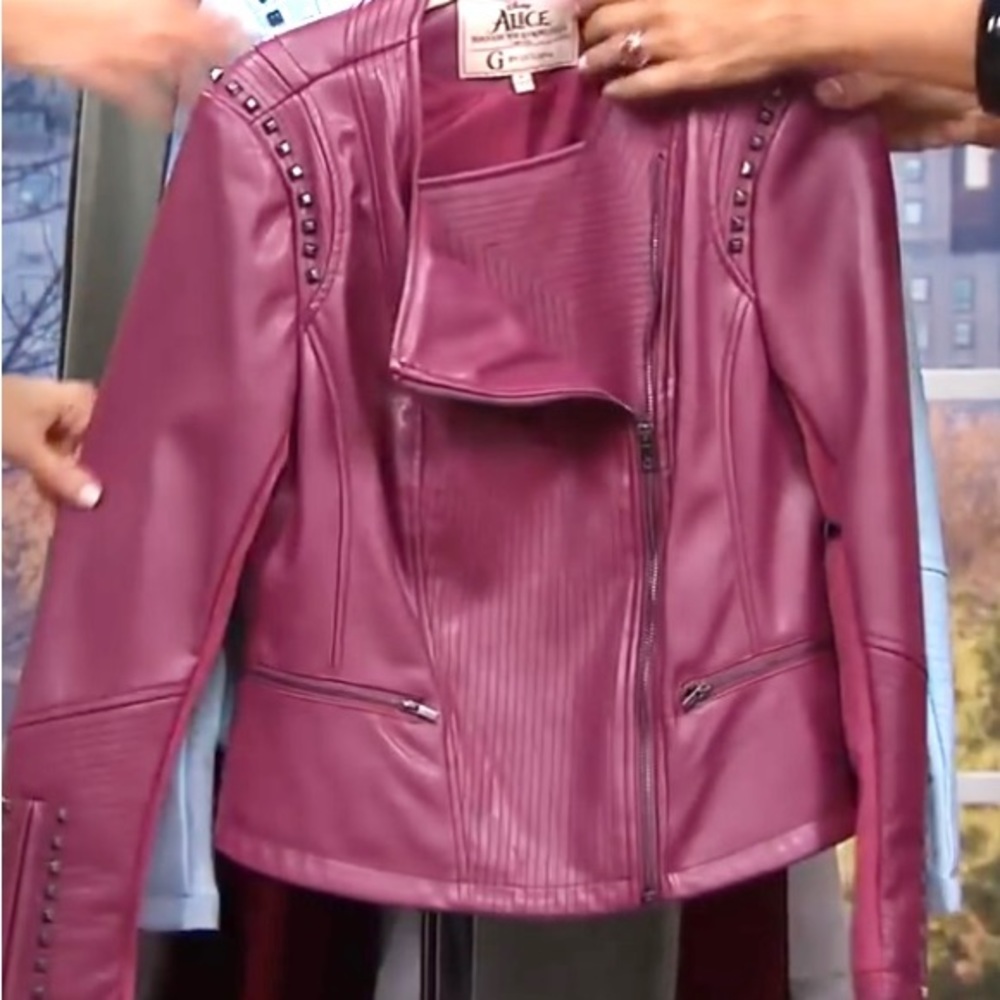 NWOT faux leather jacket 1X G by Giuliana Disney collection